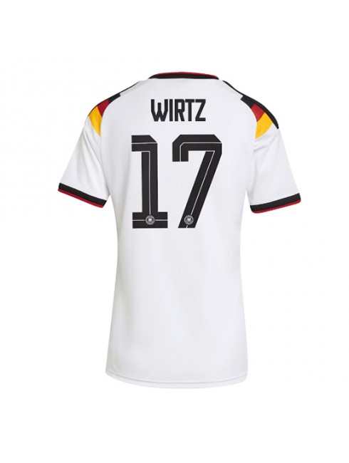 Tyskland Florian Wirtz #17 Replika Hemmakläder Dam VM 2026 Kortärmad Tyskland Florian Wirtz #17 Replika Hemmakläder Dam VM 2026 Kortärmad